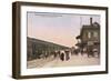 Train Depot, Ashland, Oregon-null-Framed Art Print