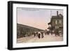 Train Depot, Ashland, Oregon-null-Framed Art Print