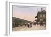 Train Depot, Ashland, Oregon-null-Framed Art Print