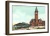 Train Depot, Milwaukee, Wisconsin-null-Framed Art Print