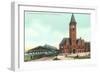 Train Depot, Milwaukee, Wisconsin-null-Framed Art Print