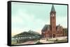 Train Depot, Milwaukee, Wisconsin-null-Framed Stretched Canvas