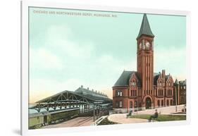 Train Depot, Milwaukee, Wisconsin-null-Framed Art Print