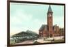 Train Depot, Milwaukee, Wisconsin-null-Framed Art Print