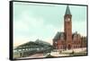 Train Depot, Milwaukee, Wisconsin-null-Framed Stretched Canvas