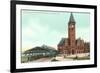 Train Depot, Milwaukee, Wisconsin-null-Framed Art Print