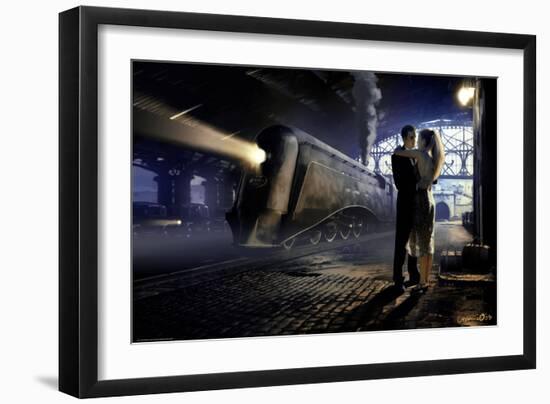 Train Depot-Chris Consani-Framed Premium Giclee Print