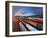 Train Freight Transportation Platform-TTstudio-Framed Photographic Print