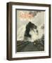 Train, Front Cover of the 'Dupont Magazine', March 1923-American School-Framed Giclee Print