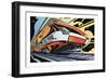 Train-High Speed-David Chestnutt-Framed Giclee Print