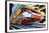 Train-High Speed-David Chestnutt-Framed Stretched Canvas