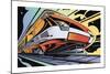 Train-High Speed-David Chestnutt-Mounted Giclee Print