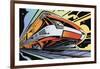 Train-High Speed-David Chestnutt-Framed Giclee Print