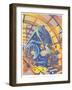 Train in Station-David Chestnutt-Framed Giclee Print