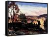 Train in the Country-Sheldon Pennoyer-Framed Stretched Canvas