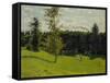 Train in the Countryside, 1870-71-Claude Monet-Framed Stretched Canvas