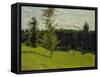 Train in the Countryside, 1870-71-Claude Monet-Framed Stretched Canvas