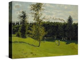 Train in the Countryside, 1870-71-Claude Monet-Stretched Canvas