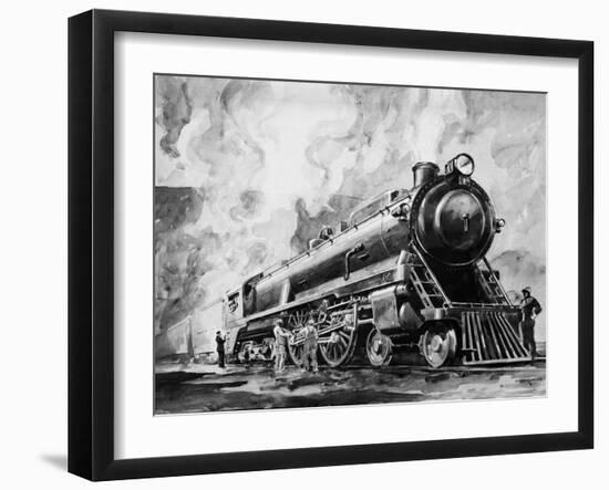 Train in the Night 2-Otto Kuhler-Framed Giclee Print