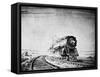 Train in the Night 3-Otto Kuhler-Framed Stretched Canvas