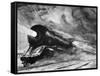 Train in the Night-Otto Kuhler-Framed Stretched Canvas