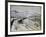 Train in the Snow at Argenteuil-Claude Monet-Framed Giclee Print