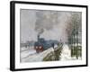 Train in the Snow or the Locomotive, 1875-Claude Monet-Framed Giclee Print