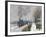 Train in the Snow or the Locomotive, 1875-Claude Monet-Framed Giclee Print