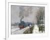 Train in the Snow or the Locomotive, 1875-Claude Monet-Framed Giclee Print