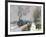 Train in the Snow or the Locomotive, 1875-Claude Monet-Framed Giclee Print