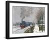 Train in the Snow or the Locomotive, 1875-Claude Monet-Framed Giclee Print