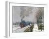 Train in the Snow or the Locomotive, 1875-Claude Monet-Framed Giclee Print