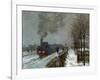 Train in the Snow-Claude Monet-Framed Giclee Print