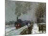 Train in the Snow-Claude Monet-Mounted Giclee Print