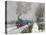 Train in the Snow-Claude Monet-Stretched Canvas