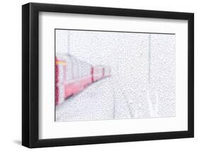 Train in the Snow-PerseoMedusa-Framed Photographic Print