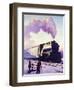 Train in Winter-A. Sheldon Pennoyer-Framed Giclee Print