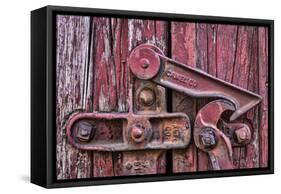 Train Lock-Kathy Mahan-Framed Stretched Canvas