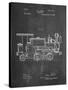 Train Locomotive Patent-null-Stretched Canvas