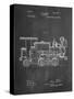 Train Locomotive Patent-null-Stretched Canvas