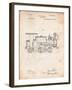 Train Locomotive Patent-Cole Borders-Framed Art Print