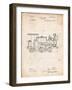 Train Locomotive Patent-Cole Borders-Framed Art Print