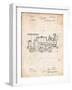 Train Locomotive Patent-Cole Borders-Framed Art Print