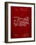 Train Locomotive Patent-Cole Borders-Framed Art Print