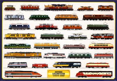 Train Modern Locomotives' Poster | AllPosters.com