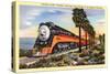 Train Near Los Angeles, California-null-Stretched Canvas