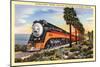 Train Near Los Angeles, California-null-Mounted Art Print