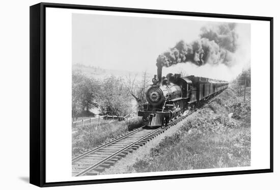 Train of the Northern Pacific Railway Co.-null-Framed Stretched Canvas