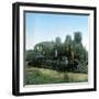 Train of the Trans-Andean Railway Near Uspallata, Chile, around 1900-Leon, Levy et Fils-Framed Premium Photographic Print