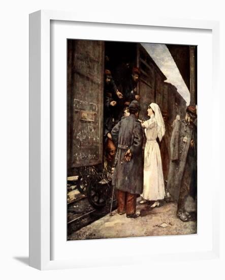 Train of the Wounded, 1915-Henri Gervex-Framed Giclee Print